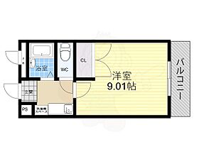 南花屋敷エイティーンハウス 303 ｜ 兵庫県川西市南花屋敷１丁目（賃貸マンション1K・3階・23.18㎡） その2