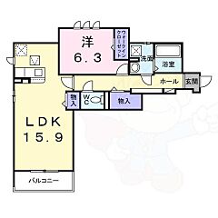 物件の間取り