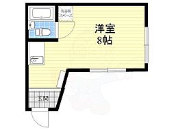池田ビル ワンルームの間取図画像