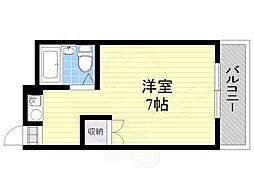 パラッツオニッセイ ワンルームの間取図画像