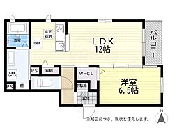 シャーメゾングランテージ 1LDKの間取図画像
