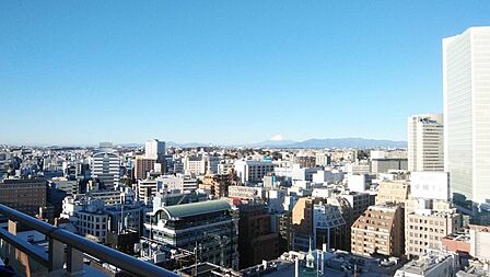 眺望(天候により富士山が望めます)
