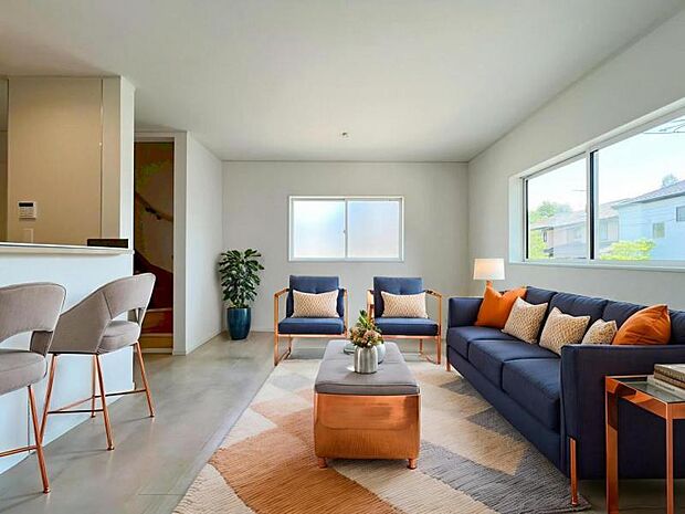 ※画像は実際の室内写真をもとに、家具・調度品の配置例をCG合成したもので、実際とは多少異なります。また、家具等は販売価格に含まれません。