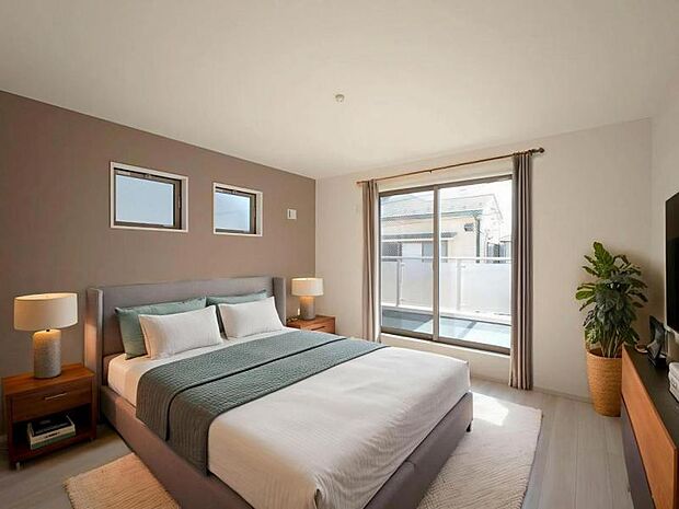 ※画像は実際の室内写真をもとに、家具・調度品の配置例をCG合成したもので、実際とは多少異なります。また、家具等は販売価格に含まれません。