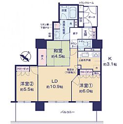 間取図画像 3LDK