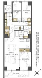 間取図画像 3LDK