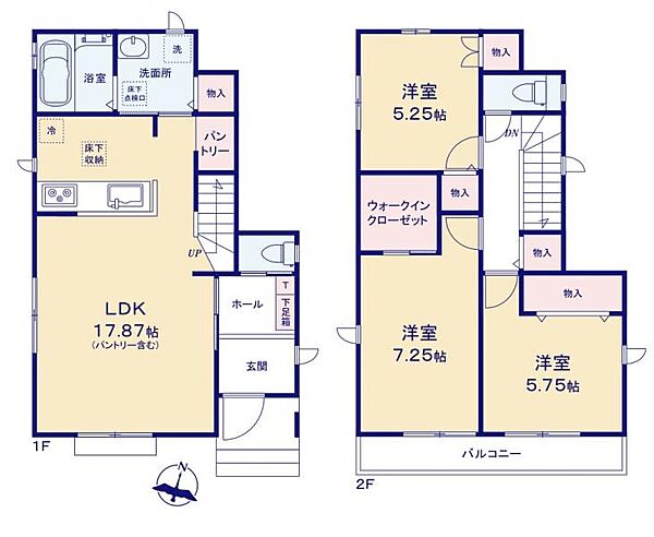 間取りを拡大表示