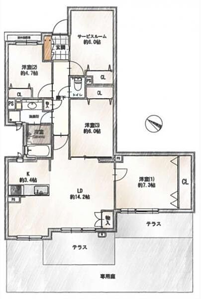 間取り：313004943049
