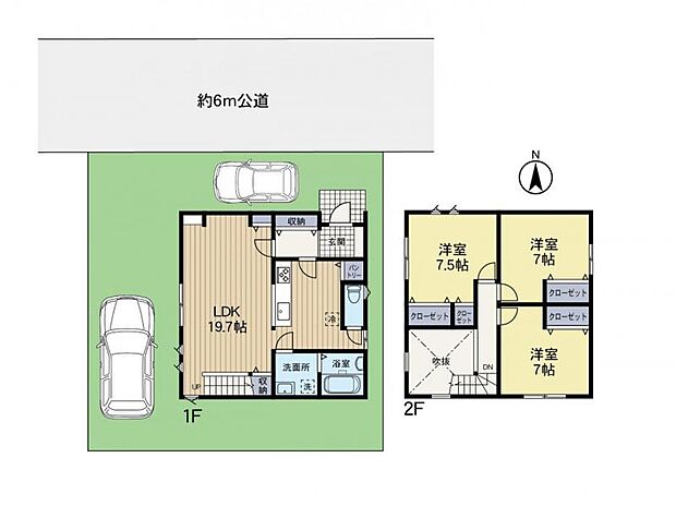 参考間取図(No.154区画)
