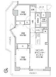 間取図画像 3LDK