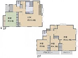 多摩市連光寺3丁目 4LDKの間取り
