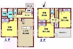 町田市大蔵町 4LDKの間取り
