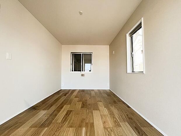 各部屋にクローゼット完備。ゆとりの収納で片付けも掃除もテキパキ完了。