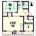 梅ケ丘マンション4階4.4万円