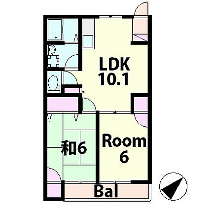 ハイツ新町_間取り_0