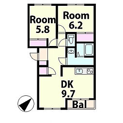 JR草津線 甲賀駅 徒歩5分 2階/-