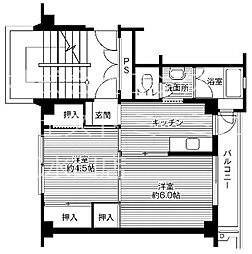 ビレッジハウス岩根2号棟 1階/-