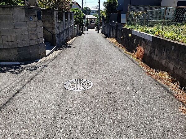 前面道路北側より