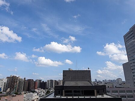 【眺望】都心にいながら空の広がりを感じる心地よい眺望