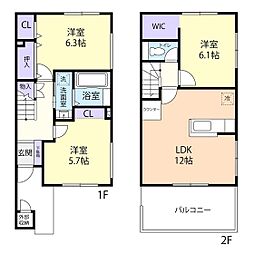間取図画像 3LDK