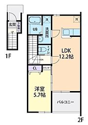 間取図画像 1LDK