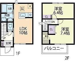 セイシュウパレス 2LDKの間取図画像