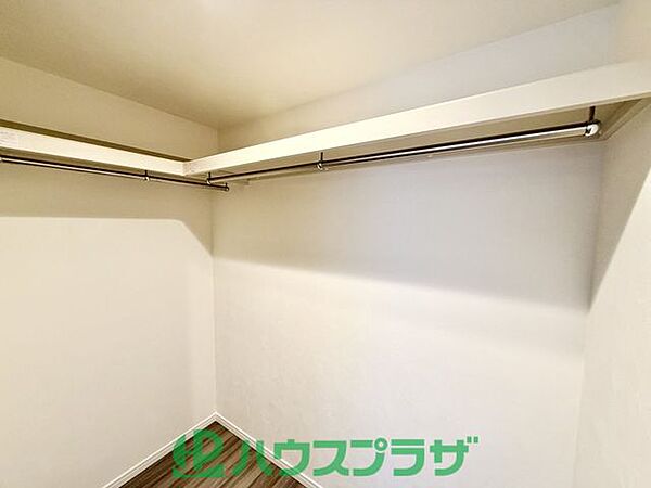 全居室にウォークインクローゼット付き