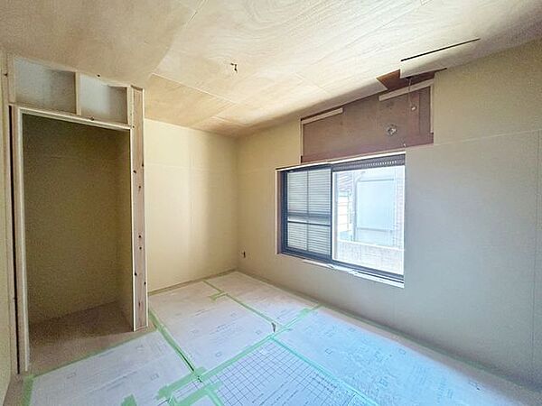 【リフォーム中】9/13更新　1階5.5帖洋室の写真です。