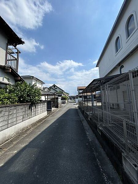 前面道路の写真です。