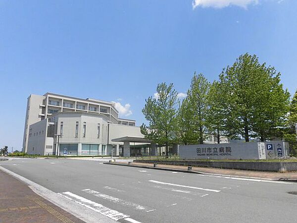 当物件から田川市立病院まで車で10分(約3300ｍ)。 3340m