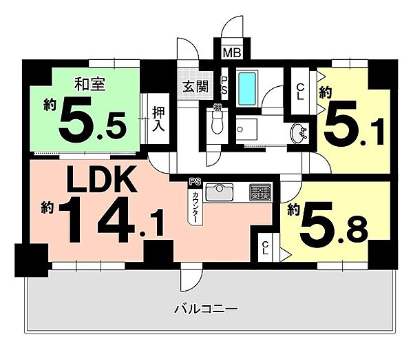 間取り：329000134868