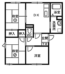 物件の間取り