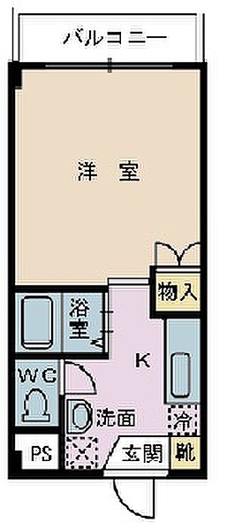 フローレNAGATO 403｜福井県鯖江市東鯖江2丁目4－3(賃貸マンション1K・4階・28.40㎡)の写真 その2