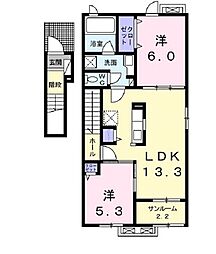 アクア・リヴェール　ドーム 2階
