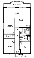 物件の間取り
