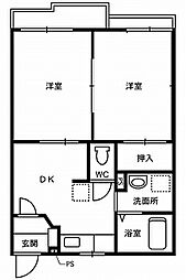 リッチハイム櫛林 2階