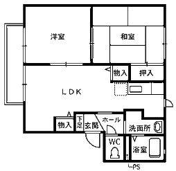 もくれん館A棟 2階