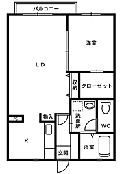 シャーメゾンＭ 2階/201