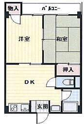 コーポ宝沢 2階/203