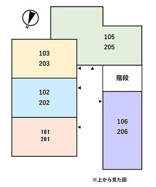 PARABOLICA（パラボリカ） 202｜福井県福井市高木中央1丁目1722番地(賃貸アパート1LDK・2階・30.43㎡)の写真 その3