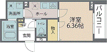 soil 307｜福井県福井市田原2丁目32番6号(賃貸マンション1K・3階・28.02㎡)の写真 その2