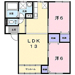キーウエスト A 2階