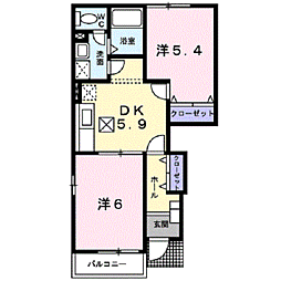 ウィングコート　Ｂ 1階