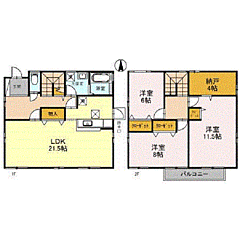 物件の間取り
