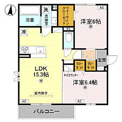 物件の間取り