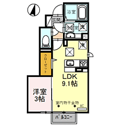 サンティエ若杉 1階