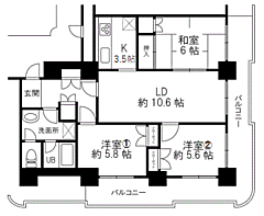 物件の間取り