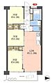 中銀城北パークマンシオン6階3,390万円