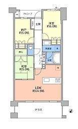 間取図画像 2SLDK