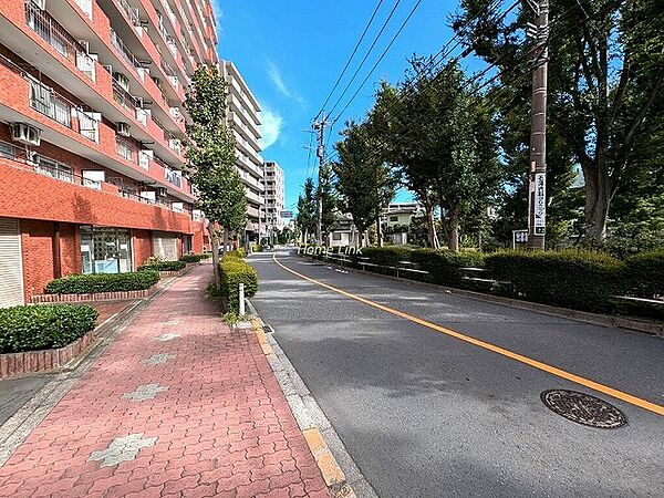 前面道路。